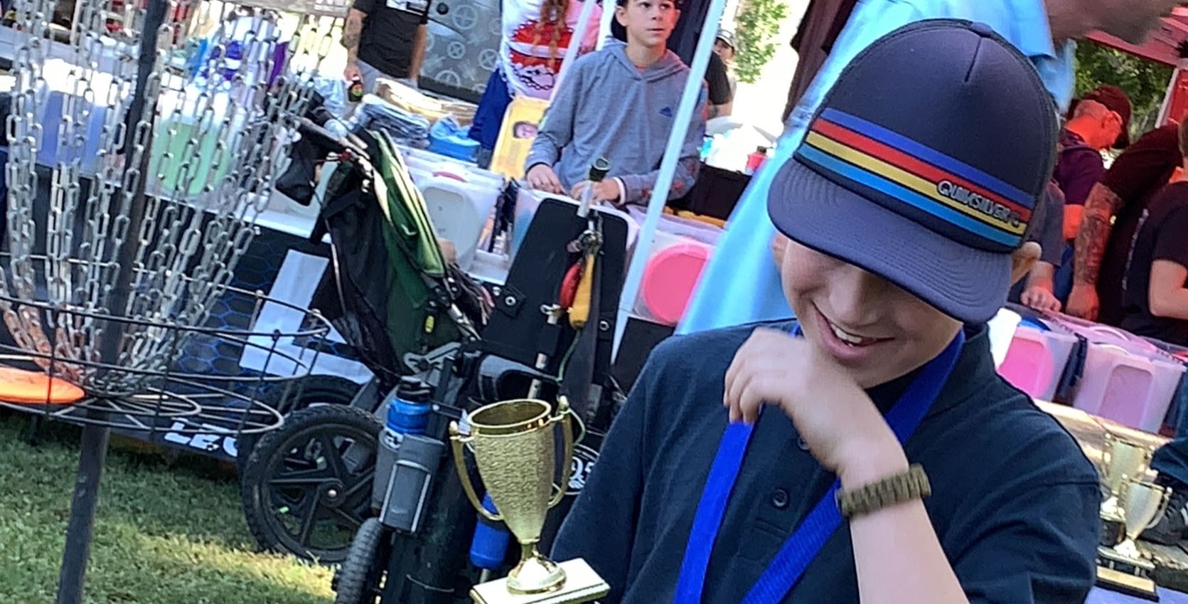 Abraham Johnson winning tournament